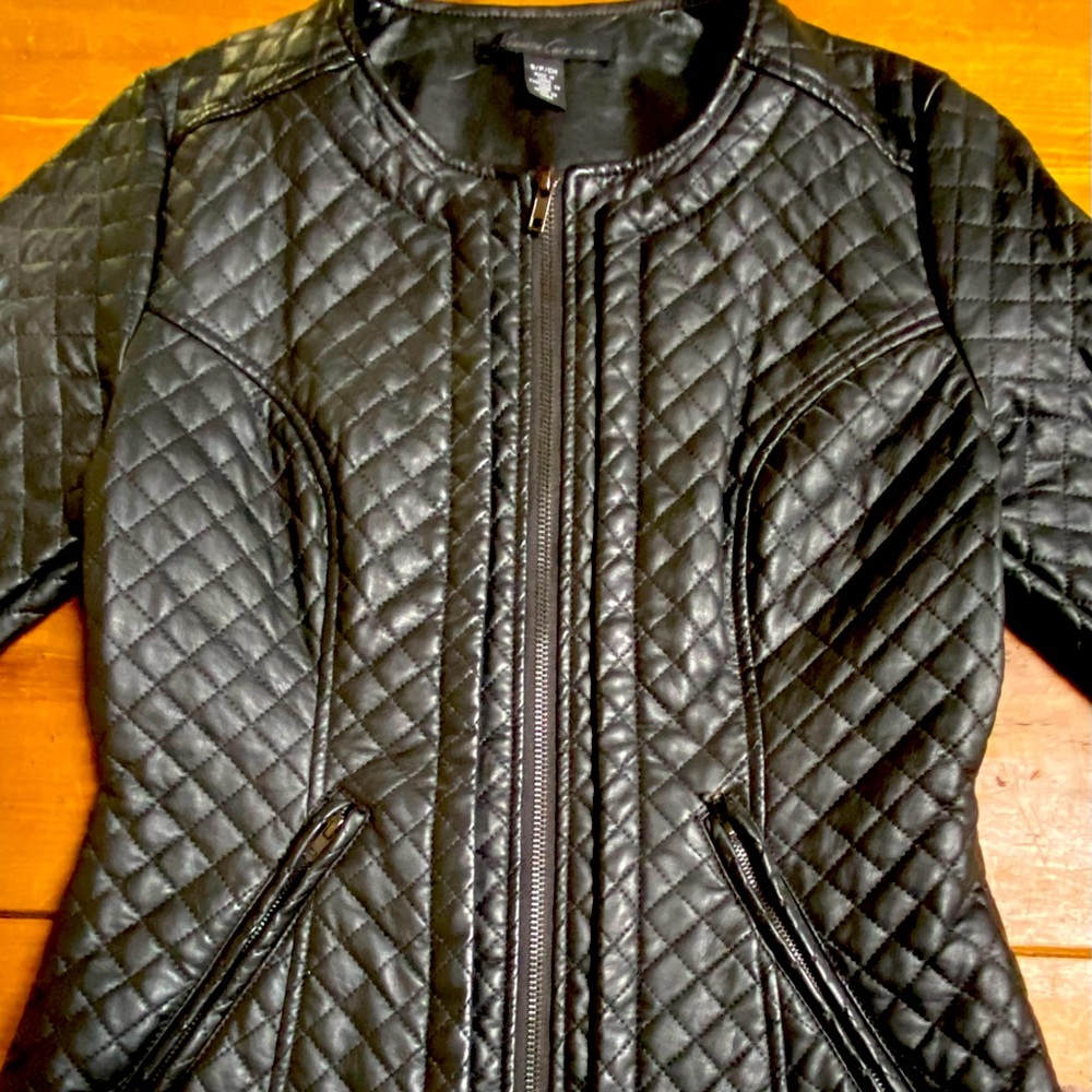 Kenneth Cole Moto leather jacket